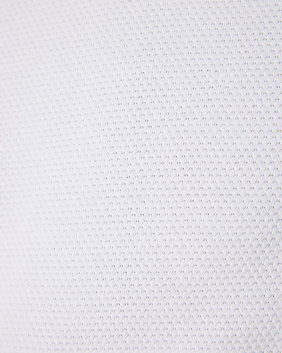 Slim Fit Jacquard Texture Tee, White, hi-res